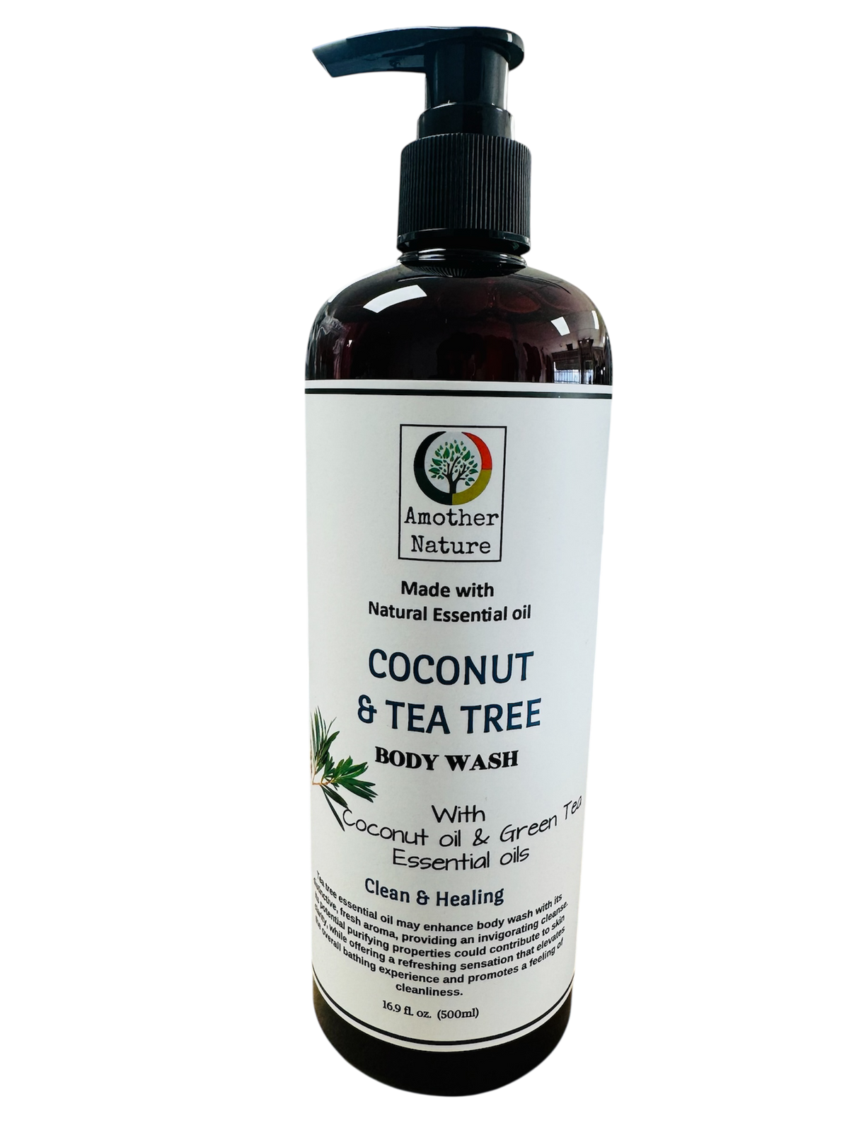 Coconut & Tea Tree -Body Wash Infuse with Green Tea Essential oil -(6 Pieces) @ $4.75/each