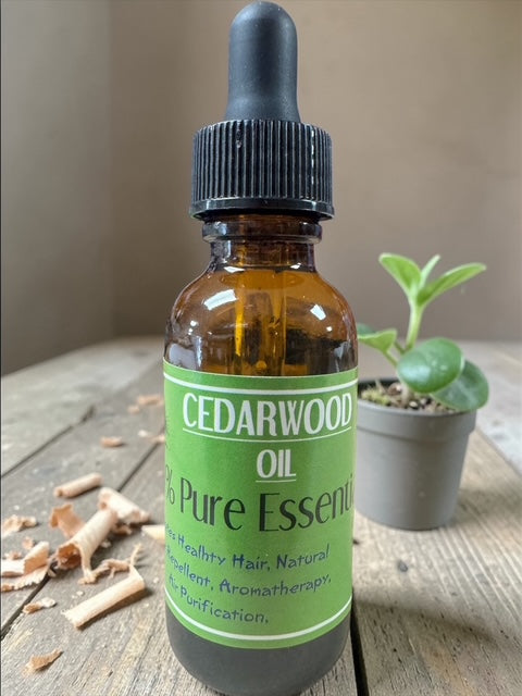 Cedarwood Essential Oil 1 oz size -(4 Pieces) @ $4.90/each