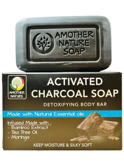 Activated Charcoal Soap- Detoxifying Body Bar -(6 Pieces)