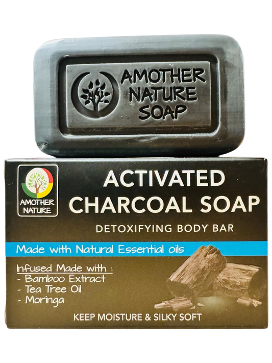 Activated Charcoal Soap- Detoxifying Body Bar -(6 Pieces)