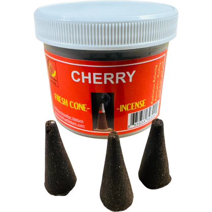 Cherry Cone Incense (4 Jars) @ $2.99/each