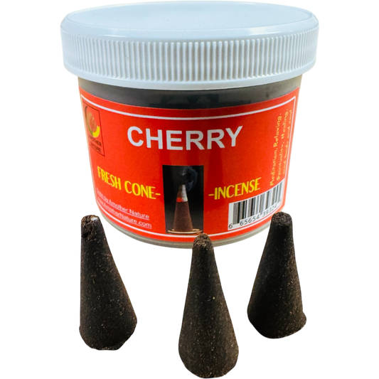 Cherry Cone Incense (4 Jars) @ $2.99/each