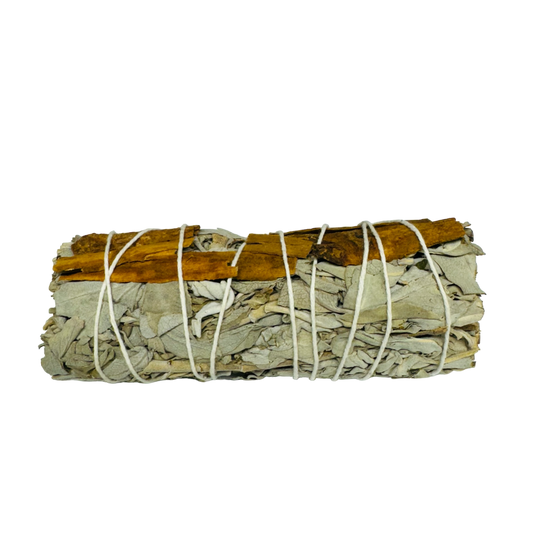 Cinnamon White Sage 4 Inch -(12 Pieces)