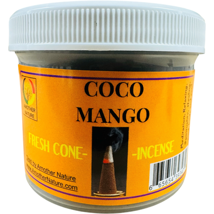 Coco Mango Cone Incense (4 Jars) @ $2.99/each