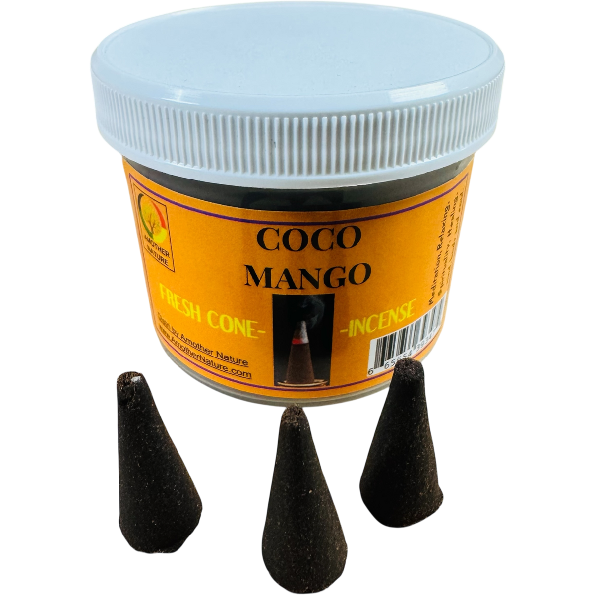 Coco Mango Cone Incense (4 Jars) @ $2.99/each