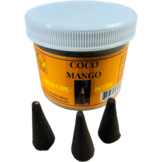 Coco Mango Cone Incense (4 Jars) @ $2.99/each