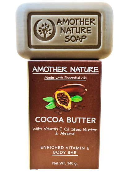 Cocoa Butter Soap -Enriched Vitamin E Body Bar -(6 Pieces)