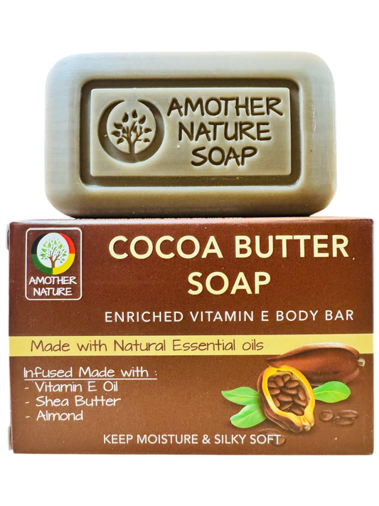 Cocoa Butter Soap -Enriched Vitamin E Body Bar -(6 Pieces)