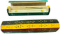Incense Burner -Rasta Color Coffin Box Style -(12 Pieces) @$3.65/each