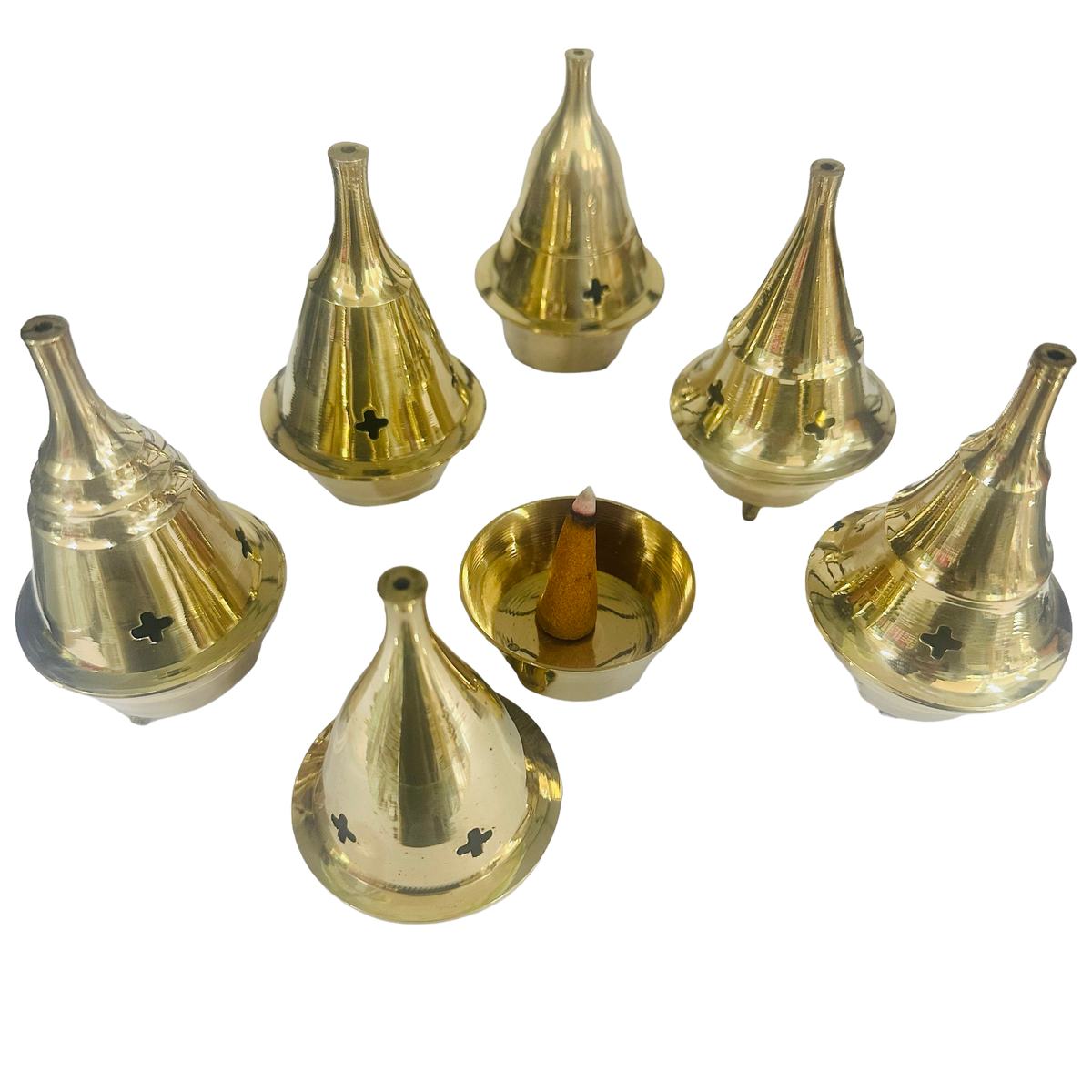 Cone Burner Brass -(3.5" Size)- (6 Pieces) @ $2.49/each
