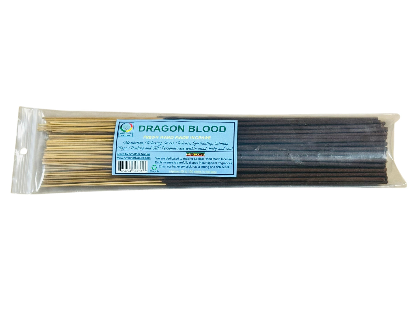 Dragon Blood Incense -Fresh Hand Made (85-100 Sticks per Pack)- (4 Packs) @ $2.99/pack