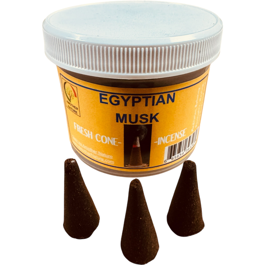 Egyptian Musk Cone Incense (4 Jars) @ $2.99/each
