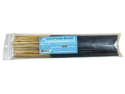 Egyptian Musk Incense -Fresh Hand Made (85-100 Sticks per Pack)- (4 Packs) @ $2.99/pack