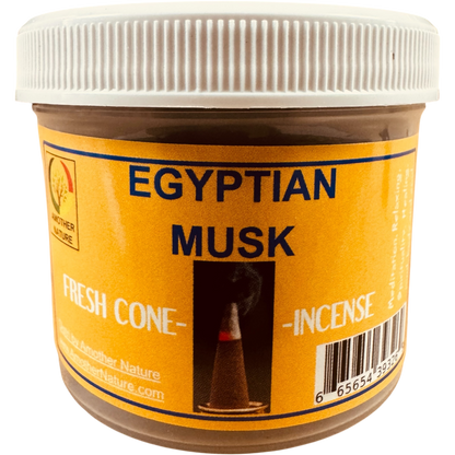 Egyptian Musk Cone Incense (4 Jars) @ $2.99/each