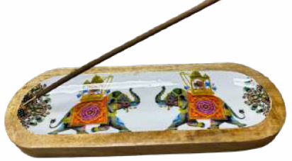Incense Burner -Traditional Elephant Style Boat -(6 Pieces) @ $3.25/each