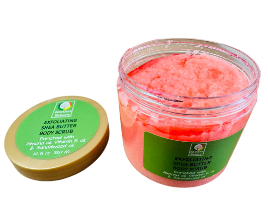 Exfoliating Shea Butter Body Scrub -(6 Pieces) @ $4.75/each