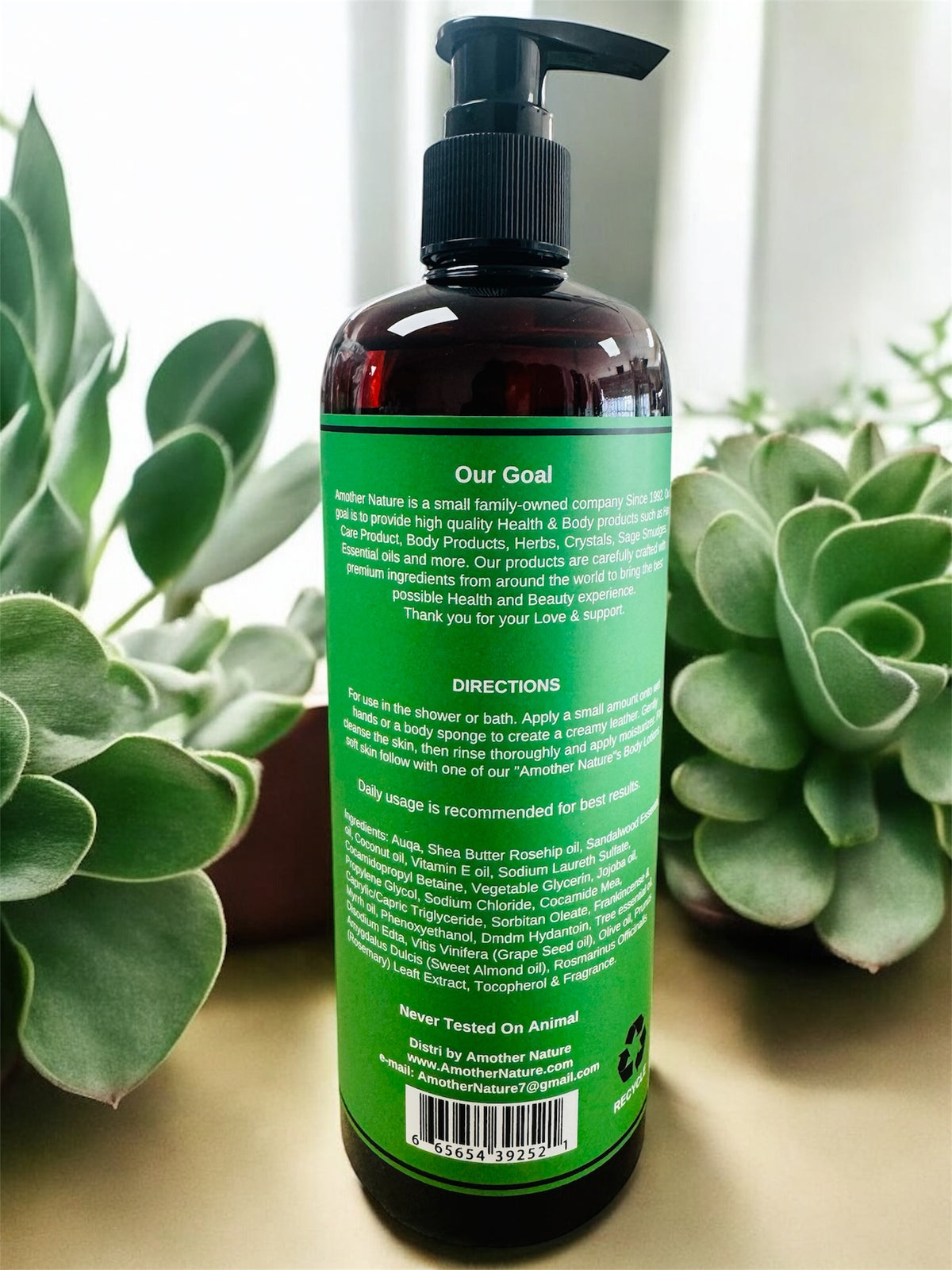 Frankincense & Myrrh -Body Wash Infuse Rosehip Oil & Sandalwood Essential oil -(6 Pieces) @ $4.75/each