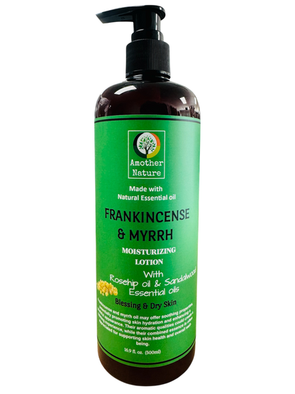 Frankincense & Myrrh -Body Lotion Infuse with Rosehip Oil & Sandalwood Essential Oil -(6 Pieces) @ $4.75/each