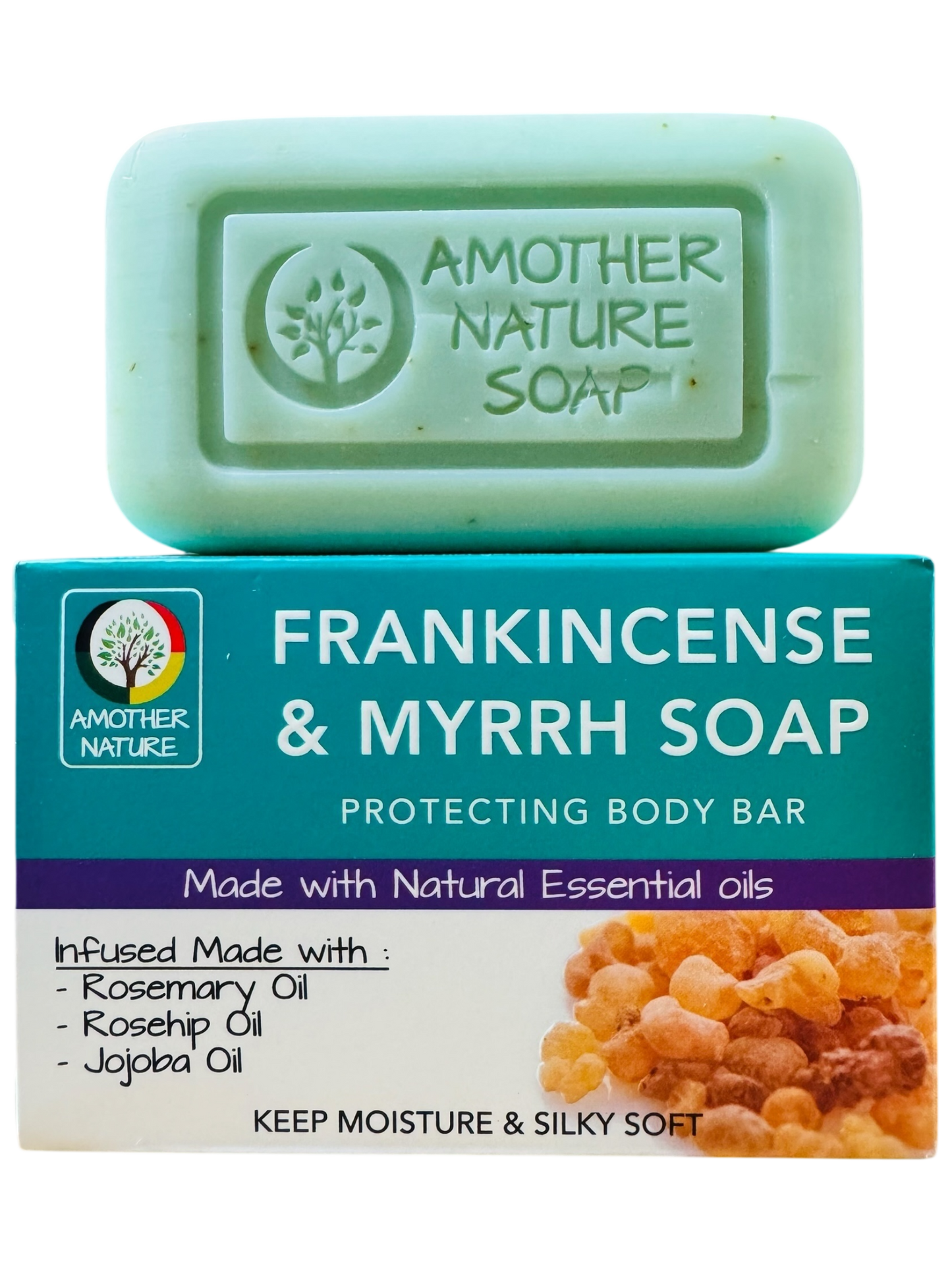 Frankincense & Myrrh Soap -Protecting Body Bar -(6 Pieces)