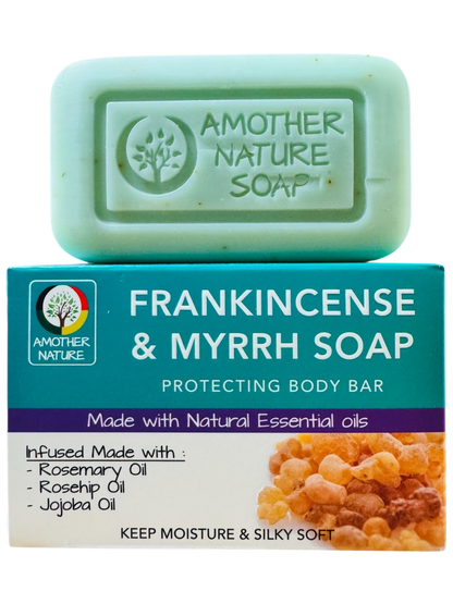 Frankincense & Myrrh Soap -Protecting Body Bar -(6 Pieces)