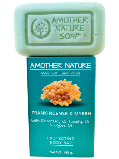 Frankincense & Myrrh Soap -Protecting Body Bar -(6 Pieces)