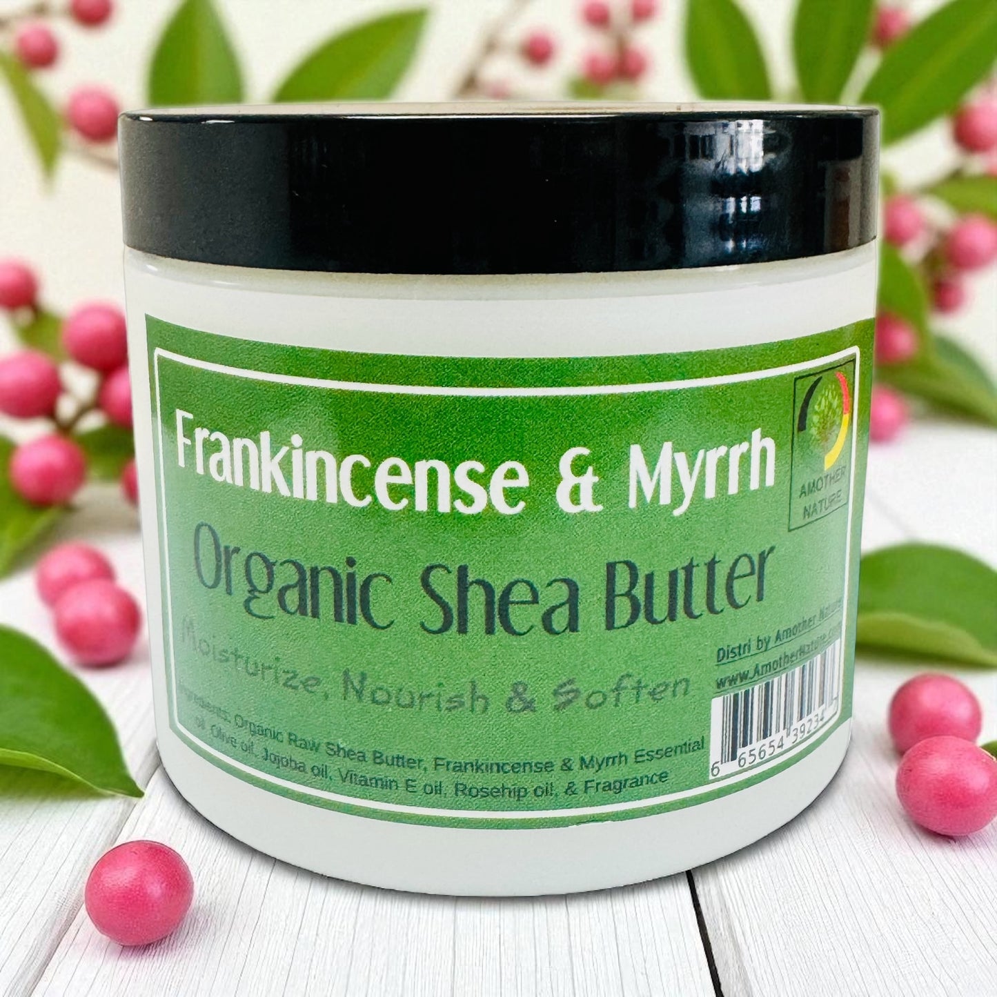 Frankincense & Myrrh -Organic shea Butter Whipped -(6 Pieces) @ $4.75/each