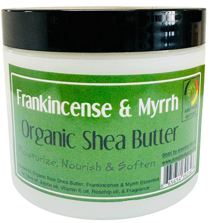 Frankincense & Myrrh -Organic shea Butter Whipped -(6 Pieces) @ $4.75/each