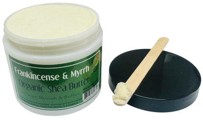 Frankincense & Myrrh -Organic shea Butter Whipped -(6 Pieces) @ $4.75/each