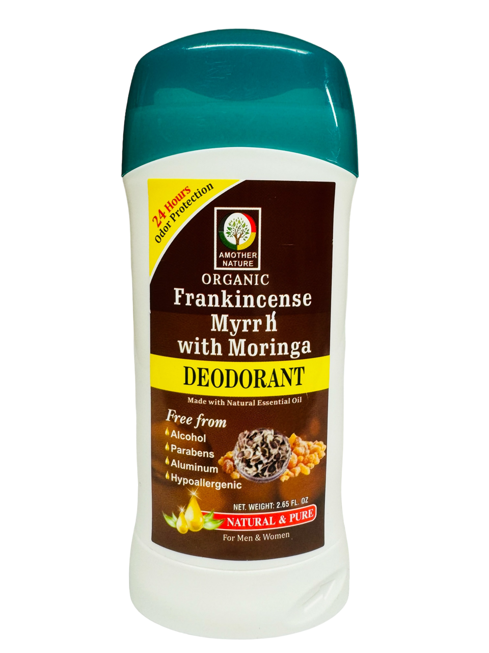 Frankincense Myrrh & Moringa Deodorant Organic- (6 Pieces) @ $3.50/each