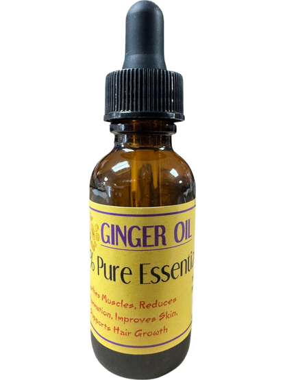 Ginger Essential oil 1 oz size -(4 Pieces) @ $5.99/each