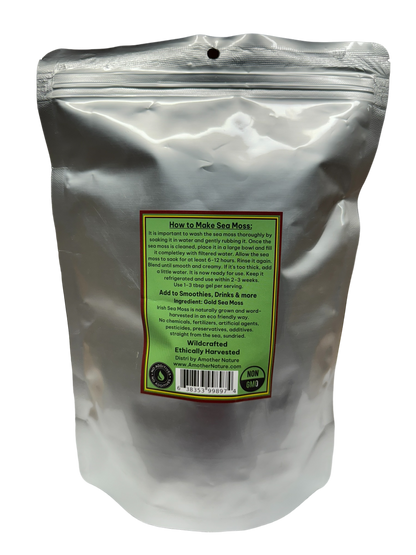 Wildcrafted Gold Irish Sea Moss Organic