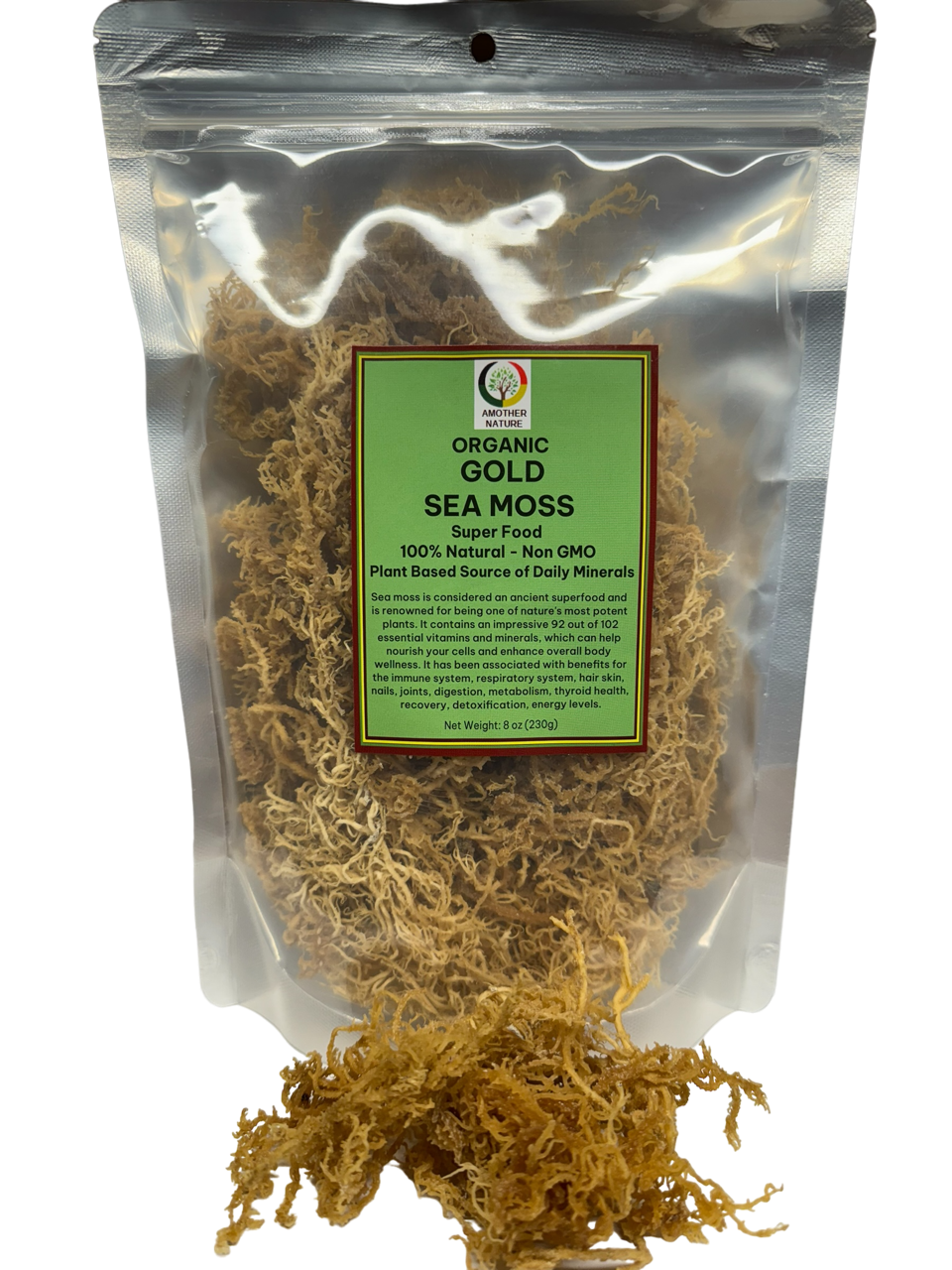 Wildcrafted Gold Irish Sea Moss Organic