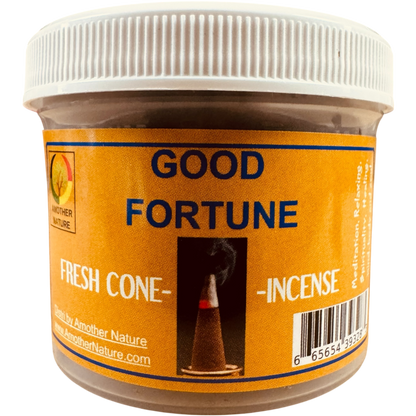 Good Fortune Cone Incense (4 Jars) @ $2.99/each