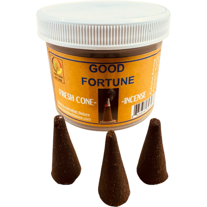 Good Fortune Cone Incense (4 Jars) @ $2.99/each