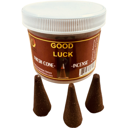 Good Luck Cone Incense (4 Jars) @ $2.99/each