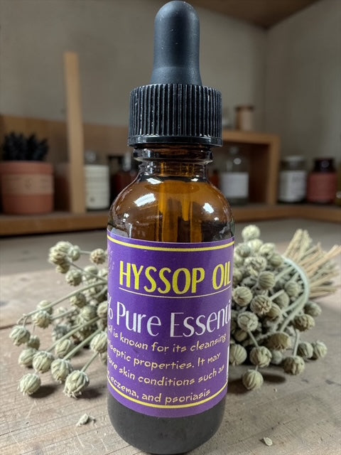 Hyssop Essential Oil 1 oz size -(4 Pieces) @ $14.99/each