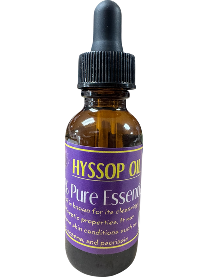 Hyssop Essential Oil 1 oz size -(4 Pieces) @ $14.99/each