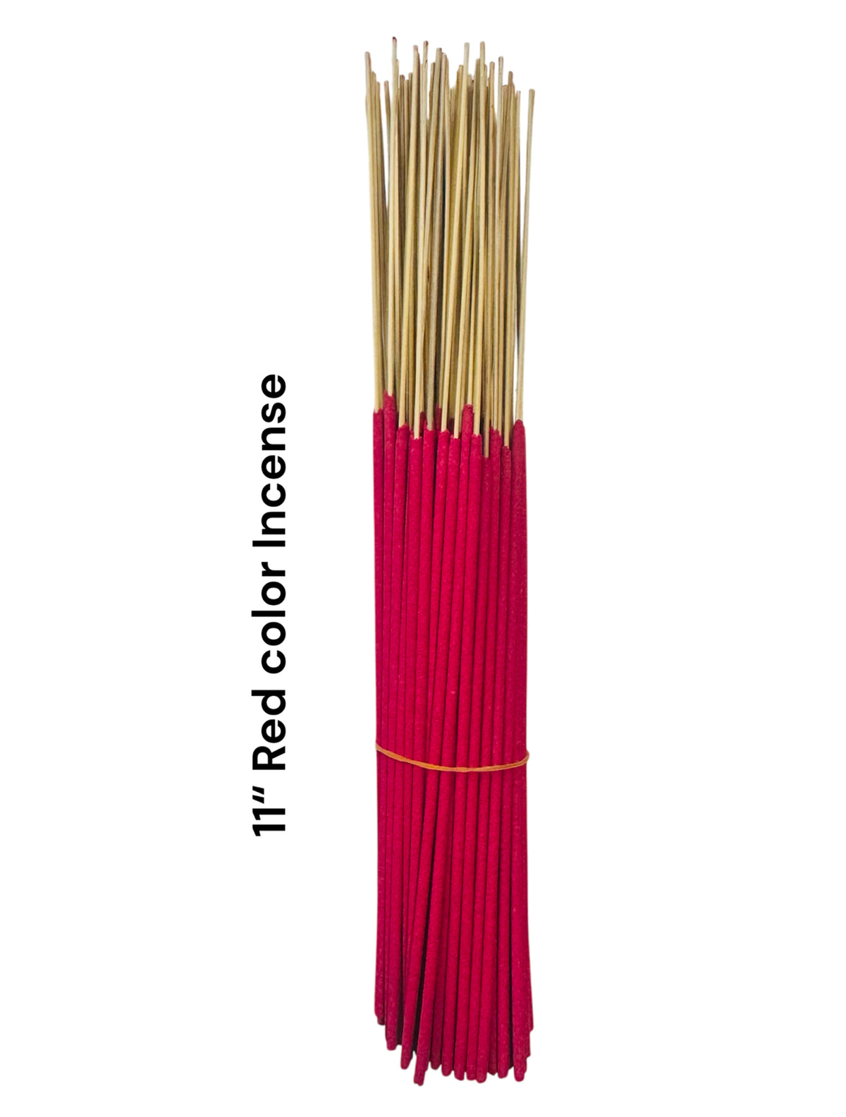 Unscented Incense Sticks 11" (Red Color) (1 Case)