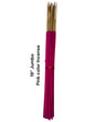 Unscented Incense Sticks Jumbo 19" (Pink Color) (1 Case)