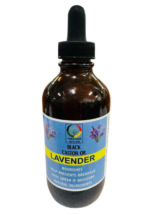 Lavender Black Castor Oil -(6 Pieces) @ $6.75/each