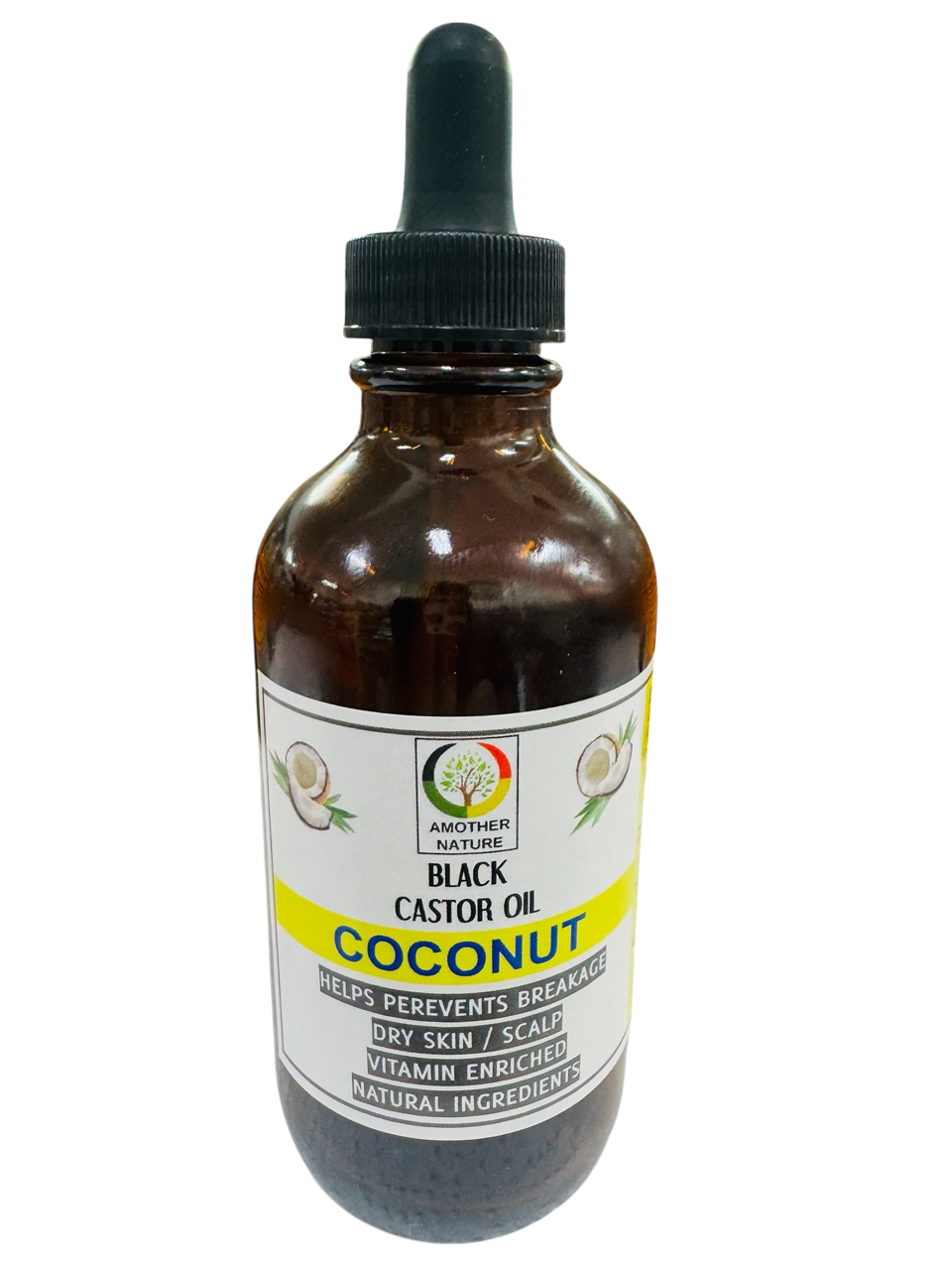 Coconut Black Castor Oil -(6 Pieces) @ $6.75/each