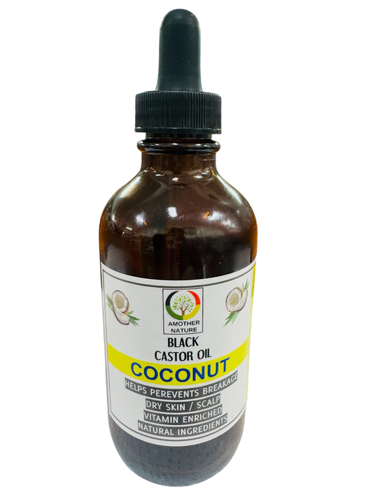 Coconut Black Castor Oil -(6 Pieces) @ $6.75/each