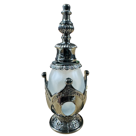 30ML Fancy Gray Traditional Antique Style Bottle -(6 Bottles) @ $5.50/each