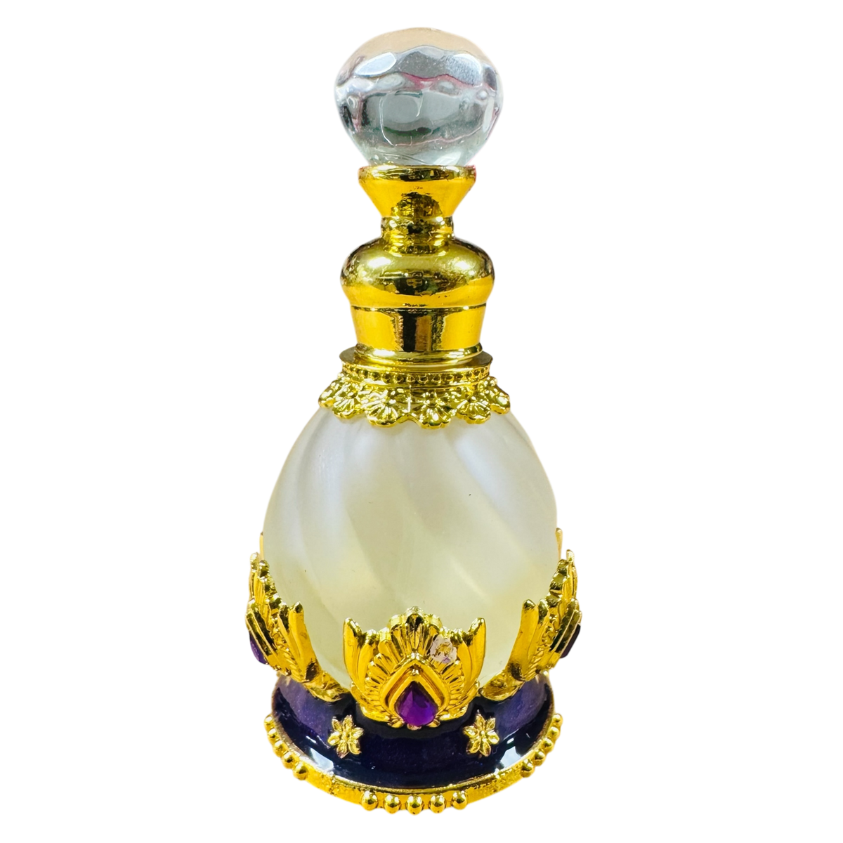 15ML Fancy Purple Traditional Antique Style Bottle -(6 Bottles) @ $5.50/each
