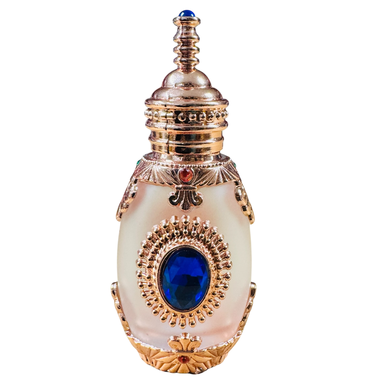 15ML Fancy Brown Stone Traditional Antique Style Bottle -(6 Bottles) @ $4.75/each