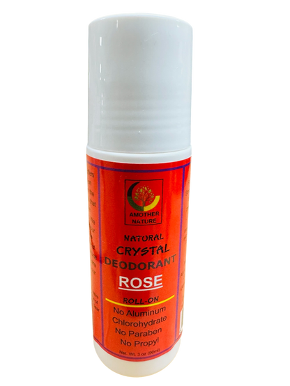 Rose Roll on -Natural Deodorant @ $4.75/each
