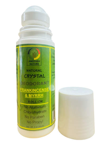 Frankincense & Myrrh Roll On Natural Deodorant- (6 Pieces) @ $4.75/each