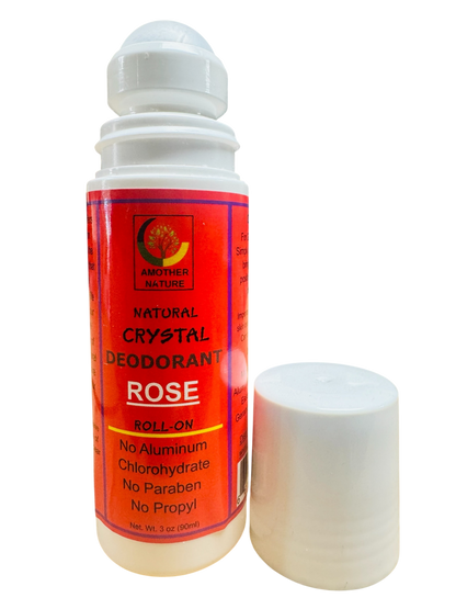 Rose Roll on -Natural Deodorant @ $4.75/each