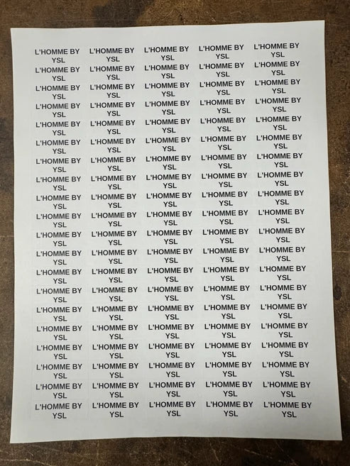 Label Size (1.5 x .5 inch ) 100 labels