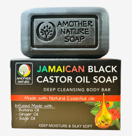 Jamaican Black Castor Oil Soap -Deep Cleansing Body Bar -(6 Pieces)